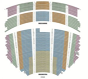 Pantages Theatre Seating Chart 